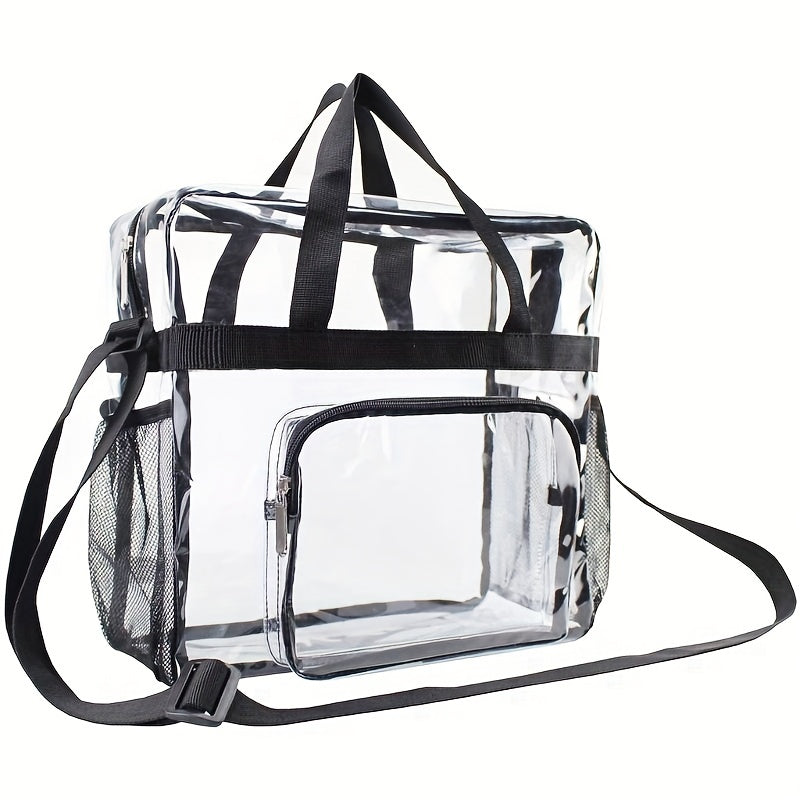 Vintage Transparent Square Crossbody Bags - Large Capacity Waterproof Handbag