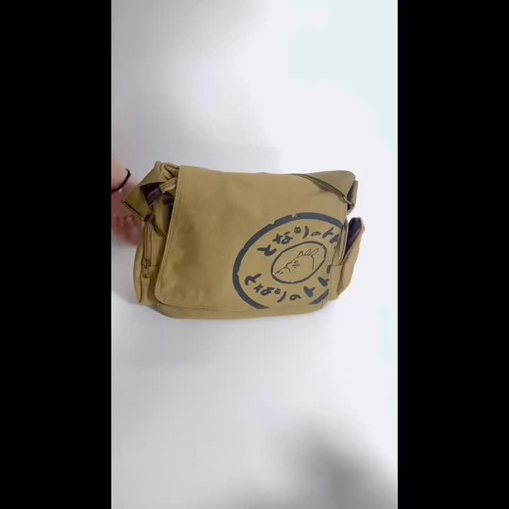 Large Capacity Satchel Crossbody Bag - Multifunction Canvas Shoulder Bag for Outdoor Sports